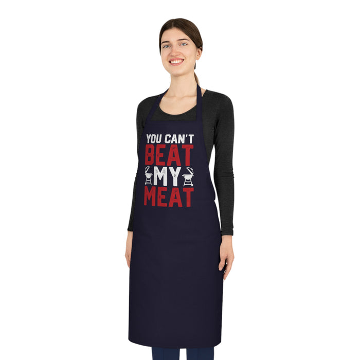 you can't beat my meat bbq apron clothing sixth colour product image