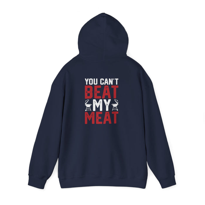 you can't beat my meat bbq hoodie hoodie alternate colour product image